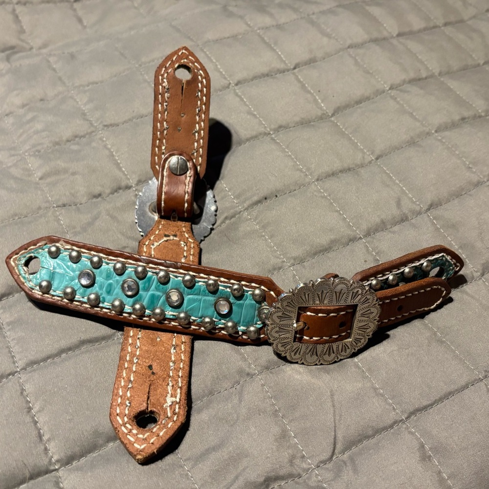 Turquoise Spur Straps - Picture 3 of 3